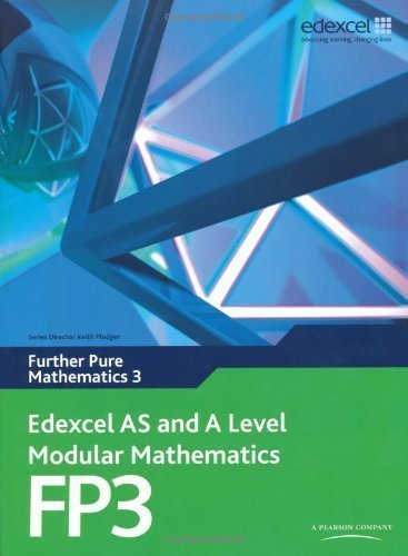 Edexcel AS and A Level Modular Mathematics Further Pure Mathematics 3 FP3 by Pledger, Keith, Wilkins, Mr Dave 1st (first) Edition (2009)