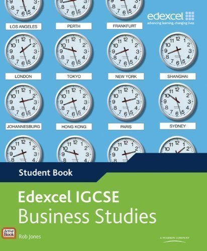 Edexcel International GCSE Business Studies Student Book with ActiveBook CD by Jones, Rob 1st (first) Edition (2011)