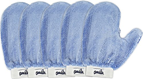 CleanAideÂ® Microfiber Terry Weave Mitt with Thumb 5 Pack