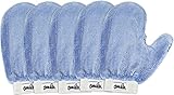 CleanAide Microfiber Terry Weave Dusting & Polishing Mitt, Lint-Free, Scratch-Free, Ultra-Soft, for Home Cleaning & Auto Detailing, 5-Pack