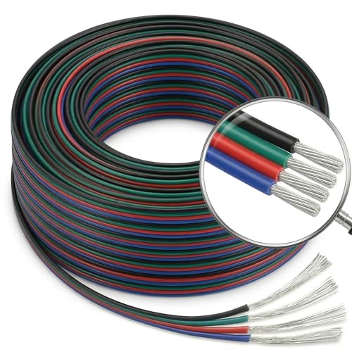 4 Color 10M Rgb Extension Cable Line For Led Strip Rgb 5050 3528 Cord 4Pin