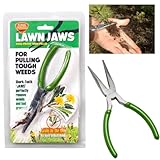 The Original Sharktooth Weed Puller Remover Weeding & Gardening Tool Weeder -Pull from The Root Easily! Ergonomic Handheld Weeding Tool for Spring Summer Cleaning, for All Age Gardeners