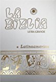 la Biblia Latinoamericana con Uneros Letra Grande Tapa Blanca Biblia Latina en Espanol con indices Latin Bible with separations  White Bible  the Latin american Bible in Spanish