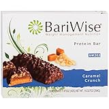 BariWise Protein Bar/Diet Bars - High Protein, Trans Fat Free, Gluten Free, Aspartame Free (Caramel Crunch, 1 Box - 7 count)