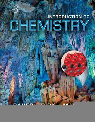 By Rich Bauer Student's Solutions Manual for Introduction to Chemistry (3rd Edition)