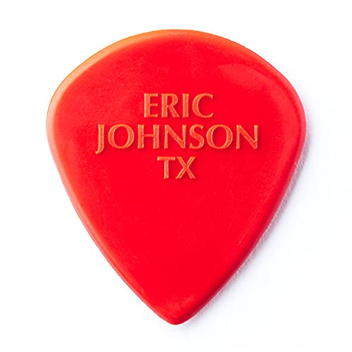 Book Cover Dunlop 47PEJ3N Eric Johnson Classic Jazz III, Red, 1.38mm, 6/Player's Pack