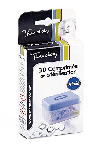 THERMOBABY Boite de 30 Comprimes de Stérilisation à Froid Blanc
