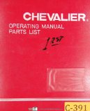 Chevalier FSG-1020 AD Grinding Machine And Attachment Operations Parts List And Manual
