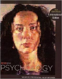 Psychology (paper) 6th (sixth) Edition by Gray, Peter O. [2010]