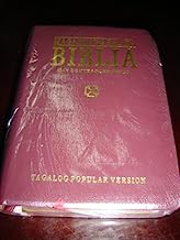 Burgundy Cover Tagalog Bible with Deuterocanonical Books / Magandang Balita Biblia / Tagalog Popular Version TPV / Burgundy Imitation Leather Cover, Golden Edges, Thumb Index / TVP 035 DC G.E.