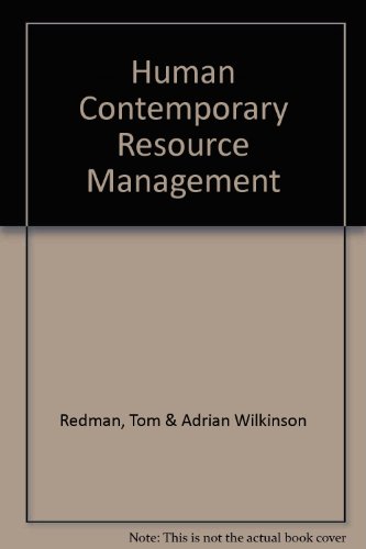 Human Contemporary Resource Management