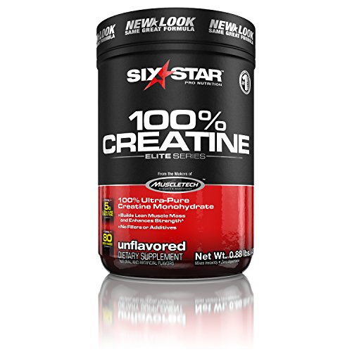 Book Cover Six Star Pro Nutrition 100% Creatine Elite Series Unflavored 400 grams
