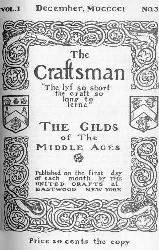 The Craftsman Magazine-Volume 1, Number 3-December 1901