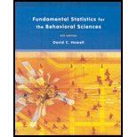Fundamental Statistics for the Behavioral Sciences by Howell, David C. [Cengage Learning,2007] [Hardcover] 6TH EDITION