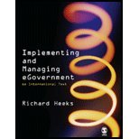 Implementing and Managing eGovernment An International Text by Heeks, Richard [SAGE Publications Ltd,2005] [Paperback]