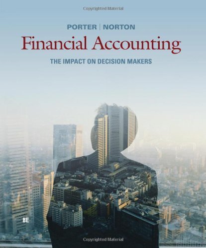 Financial Accounting Impact on Decision Makers by Porter, Gary A., Norton, Curtis L. [South-Western,2012] [Hardcover] 8th Edition