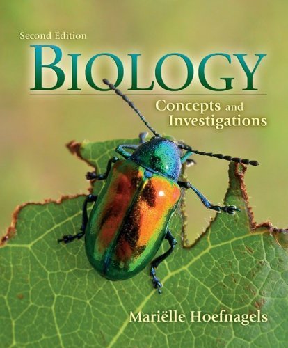 Biology Concepts and Investigations by Hoefnagels, MariÃ«lle [McGraw-Hill Science/Engineering/Math,2011] [Hardcover] 2ND EDITION