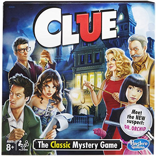 Book Cover Hasbro Clue Board Game - The Classic Mystery