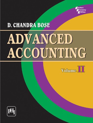Advanced Accounting, Vol. II