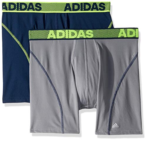 adidas Men's Sport Performance ClimaCool Boxer Brief Underwear (2 Pack)