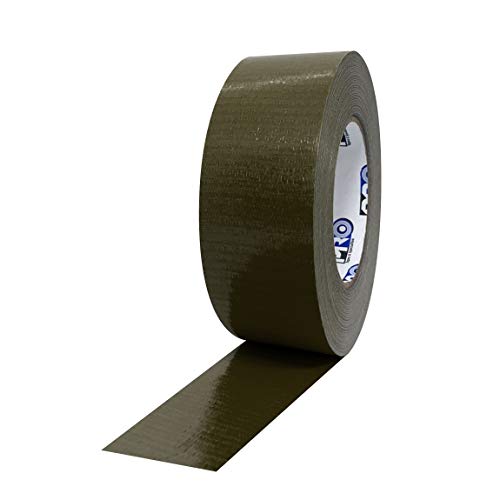 ProTapes Pro Duct 110 PE-Coated Cloth General Purpose Duct Tape, 60 yds Length x 2" Width, Olive Drab (Pack of 1)