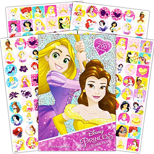 Disney Princess Sticker Pad Over 200 Stickers