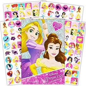 Disney Princess Sticker Pad Over 200 Stickers