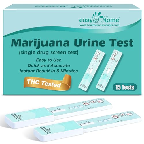 15 x Drug Tests Kit Easy@Home Marijuana (THC) Single Panel - #EDTH-114