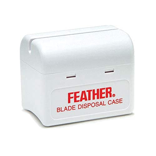 Book Cover Feather Styling Razor Disposal Case