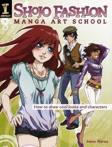 Shojo Fashion Manga Art School How to Draw Cool Looks and Characters by Flores, Irene [IMPACT,2009] (Paperback)