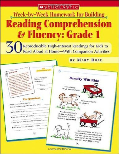 Week by Week Homework for Building Reading Comprehension & Fluency Grade 1 by Rose, Mary [Teaching Resources,2004] (Paperback)