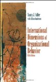 International Dimensions of Organizational Behavior by Adler, Nancy J., Gundersen, Allison [Cengage,2007] (Paperback) 5th Edition