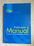 Publication Manual of the American Psychological Association