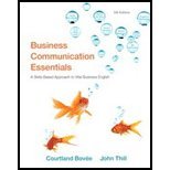 Business Communication Essentials by Bovee, Courtland L., Thill, John V. [Prentice Hall,2011] (Paperback) 5th Edition