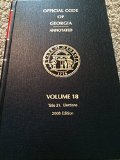 Official Code of Georgia Annotated, Volume 18 (Title 21 Elections) 1998 edition