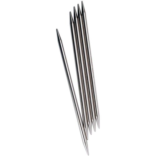 ChiaoGoo Red Double Point 6 inch (15cm) Stainless Steel Knitting Needle Size US 4 (3.5mm) 6006-4