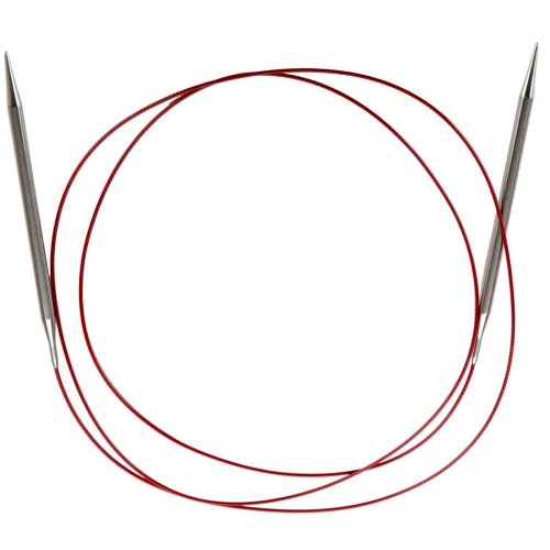 ChiaoGoo Red Lace Circular 60 inch (152cm) Stainless Steel Knitting Needle Size US 4 (3.5mm) 7060-4