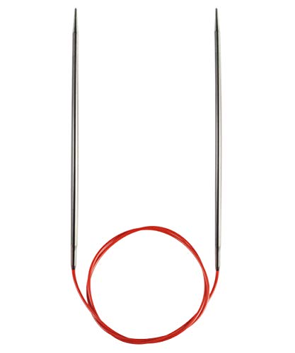 ChiaoGoo Red Lace Circular 40 inch (102cm) Stainless Steel Knitting Needle Size US 2 (2.75mm) 7040-2