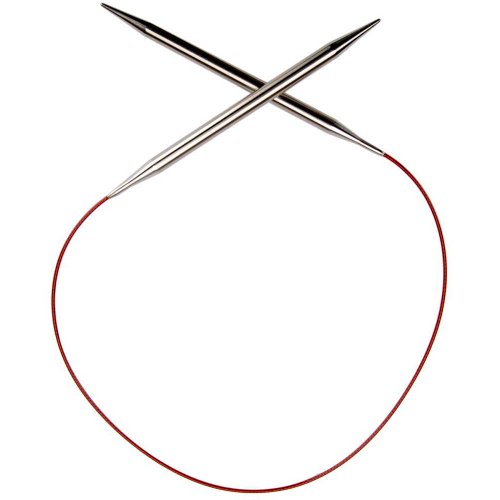 ChiaoGoo Red Lace Circular 24 inch (61cm) Stainless Steel Knitting Needle Size US 4 (3.5mm) 7024-4