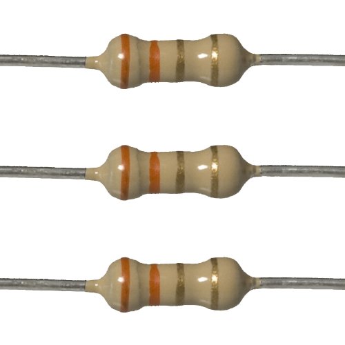 Book Cover E-Projects 10EP5143R30 3.3 Ohm Resistors, 1/4 W, 5% (Pack of 10)