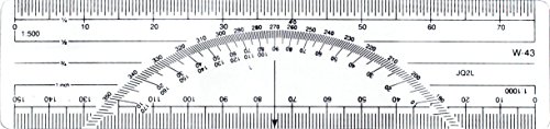 Westcott 6-Inch Metric Protractor Ruler (W-43 BP)