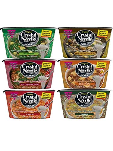 Book Cover Crystal Noodle Soup, Variety Pack, 6 Count, 11.4 Oz