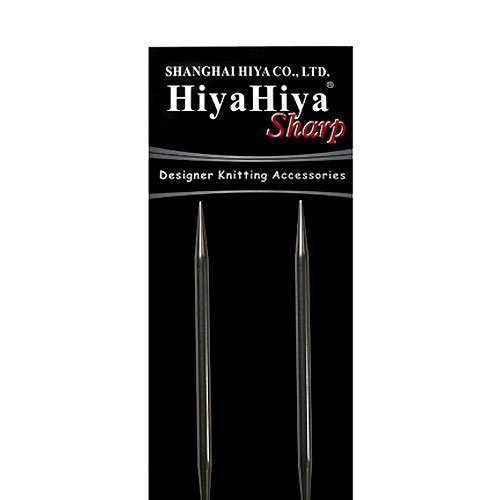 Book Cover HiyaHiya Circular 9 inch (23cm) Sharp Steel Knitting Needle Size US 1 (2.25mm) HISSTCIR9-1