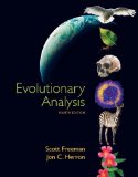 Evolutionary Analysis 4th (fourth) Edition by Freeman, Scott, Herron, Jon C. published by Benjamin Cummings (2007)