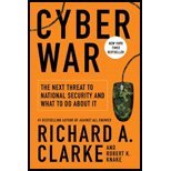 Cyber War by Clarke, Richard A., Knake, Robert. (Ecco,2010) [Hardcover]