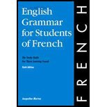 English Grammar for Students of French by Jacqueline Morton. (Olivia & Hill Press,2009) [Paperback] 6th Edition