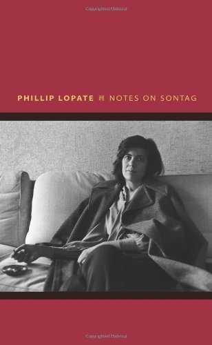 Notes on Sontag by Lopate, Phillip. (Princeton University Press,2009) [Hardcover]
