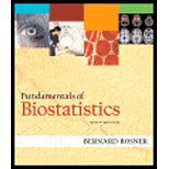 Fundamentals of Biostatistics by Rosner, Bernard. (Duxbury Press,2005) [Hardcover] 6th Edition