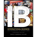International Business by Daniels, John, Radebaugh, Lee, Sullivan, Daniel. (Prentice Hall,2012) [Hardcover] 14th Edition