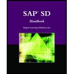 SAP SD Handbook by Kogent Learning Solutions, Inc.,. (Jones & Bartlett Publishers, Inc.,2010) [Hardcover]